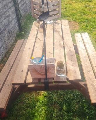 Tavolo Picnic legno massello 