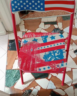 Sedia richiudibile “America”