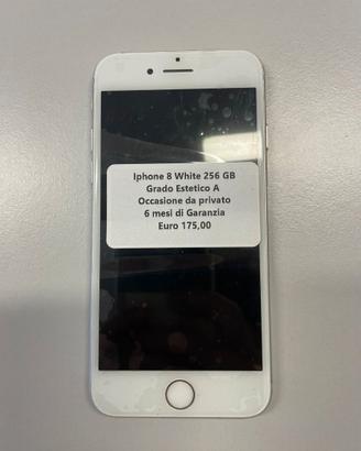 Apple Iphone 8 256 gb white usato