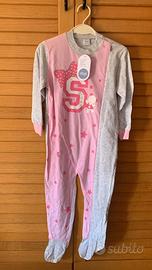 Pigiama intero Ellepi bambina 2 anni nuovo con ca