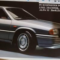 Depliant Alfa 33 serie speciale Montecarlo 1500