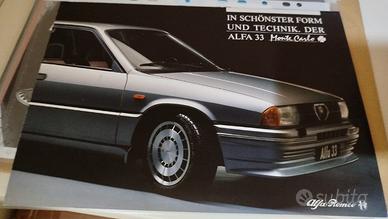 Depliant Alfa 33 serie speciale Montecarlo 1500