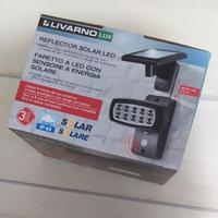 Faretto A Led Con Sensore Pannello Ricarica Solare