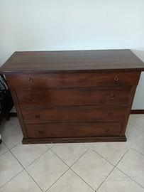 cassettiera in legno 