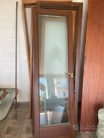 Porta balcone legno