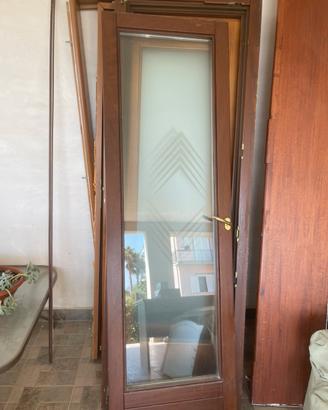Porta balcone legno