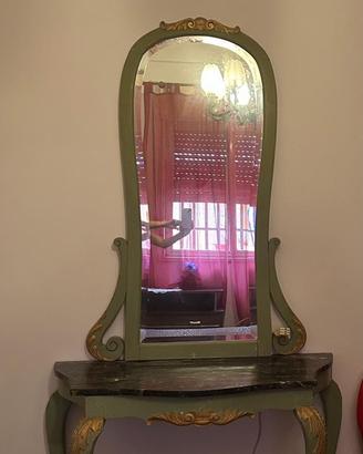 Console con specchio