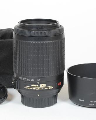 NIKON 55-200 4-5,6 AF-S VR ED DX