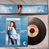 LOREDANA BERTè gadget plastica a forma 45 giri