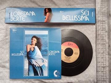 LOREDANA BERTè gadget plastica a forma 45 giri