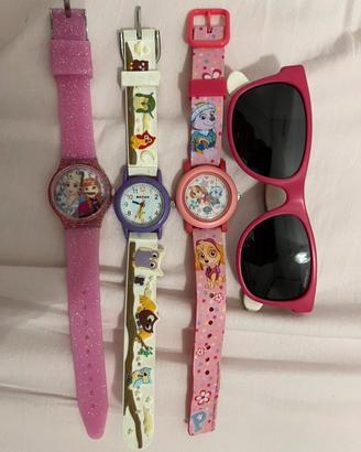 Orologi bambine e occhiale Polaroid