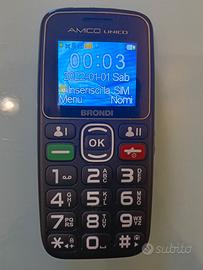 Cellulare Brondi amico unico colore nero