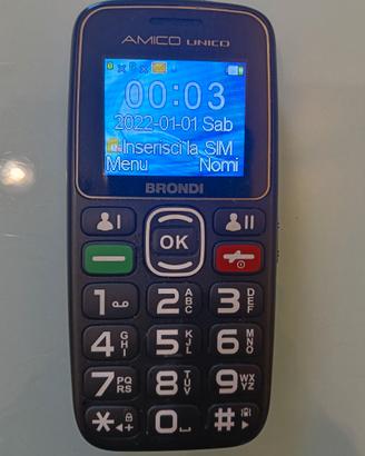 Cellulare Brondi amico unico colore nero