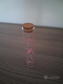 Provetta portaconfetti / bomboniera Baby rosa
