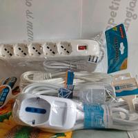 2 Multiprese 2 Prolunghe + accessori