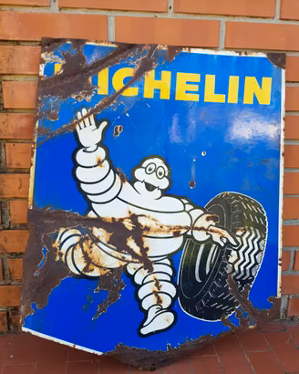 INSEGNA PUBBLICITARIA  BIFACCIALE  MICHELIN