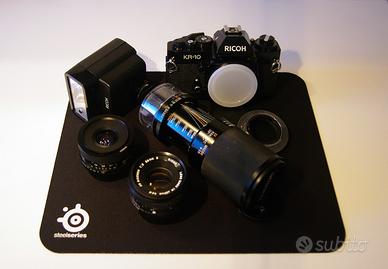Ricoh KR-10 con 28/2.5 e 50/2.0 e 80-210/3.8-4