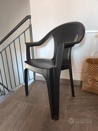sedia di plastica