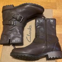 Stivaletti pelle Clarks 37 marroni