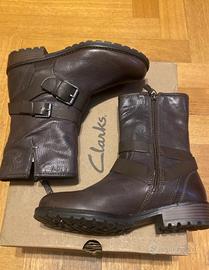 Stivaletti pelle Clarks 37 marroni