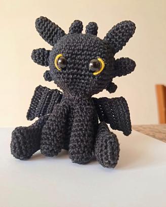 amigurumi sdentato Dragon trainer 