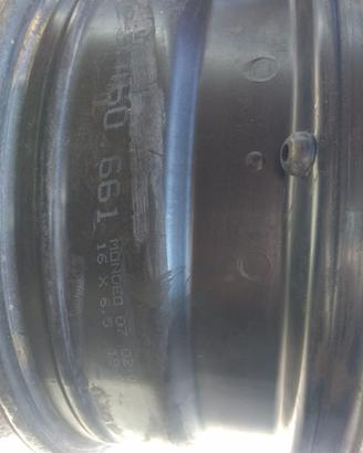 4 Cerchi 16" 5 fori originali Ford