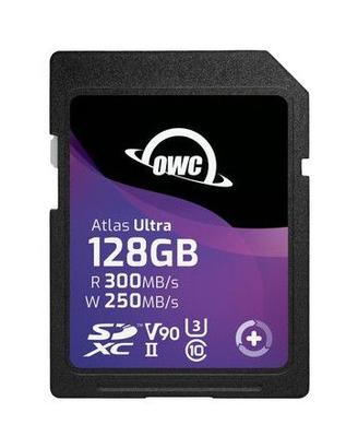 OWC 128GB Atlas Ultra SDXC UHS-II V90 R300 MB/s W2