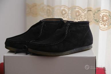 Scarpe wallabe scamosciate blu scuro Find 43