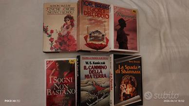 Lotto 6 libri di narrativa  