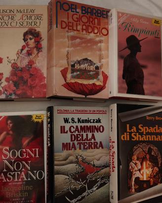 Lotto 6 libri di narrativa  
