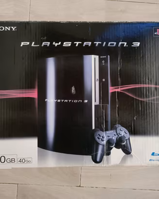 PlayStation 3 Fat 40GB - Original Box + Manuale