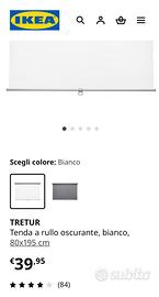 6 tende oscuranti Tretur ikea 80x195
