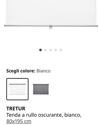 6 tende oscuranti Tretur ikea 80x195