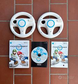 Mario kart + 2 volanti originali wii