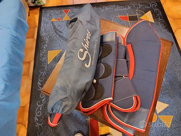 PARACOLPI DA VIAGGIO PER CAVALLI. SET DA 8 PZ TOT.