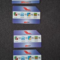 schede telefoniche protezione civile