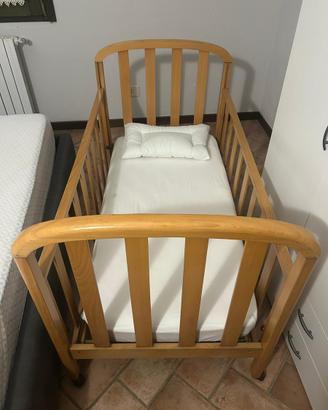 Lettino bimbo con materasso e cuscino
