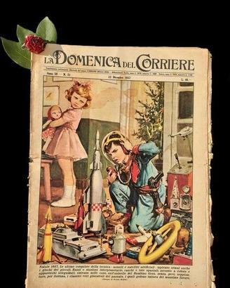 La Domenica del Corriere 22 dicembre 1957  Natale