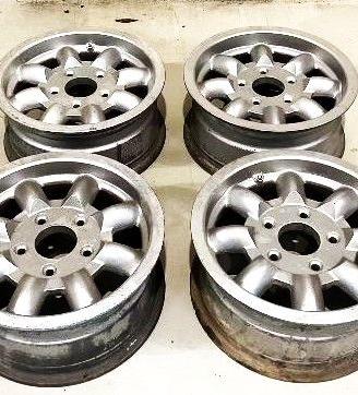 4 Cerchi Minilite Magnesium  per Vintage Porsche..