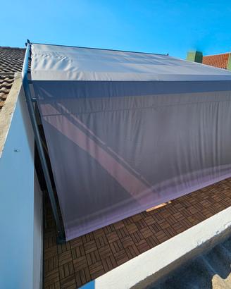 pergola con telo scorrevole 