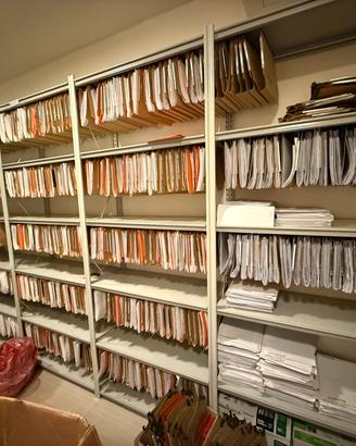 Scaffalatura metallica per archivio - 10 moduli