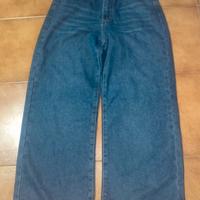 Pantalone Jeans Baggy Nuovo taglia M/L Uomo/Donna