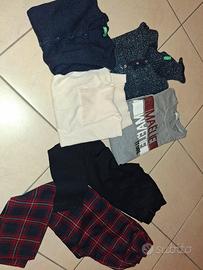 lotto vestiti firmati bambina taglia 10 anni