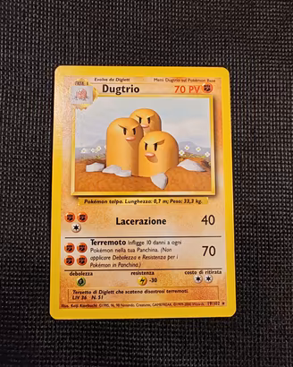 dugtrio, set base, pokemon