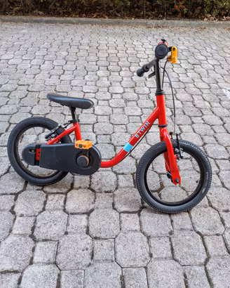 bicicletta bimbi B'Twin Discover 500 14 pollici