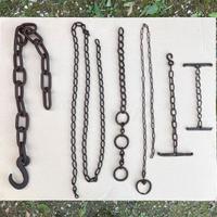 Antica catena da stalla per bovini