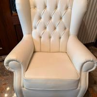 Poltrona in pelle
