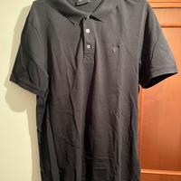 Polo nera lyle e scott