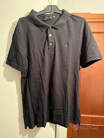 Polo nera lyle e scott