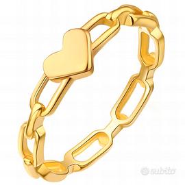 gioielli, Anello 87257 oro placcato mis. 7